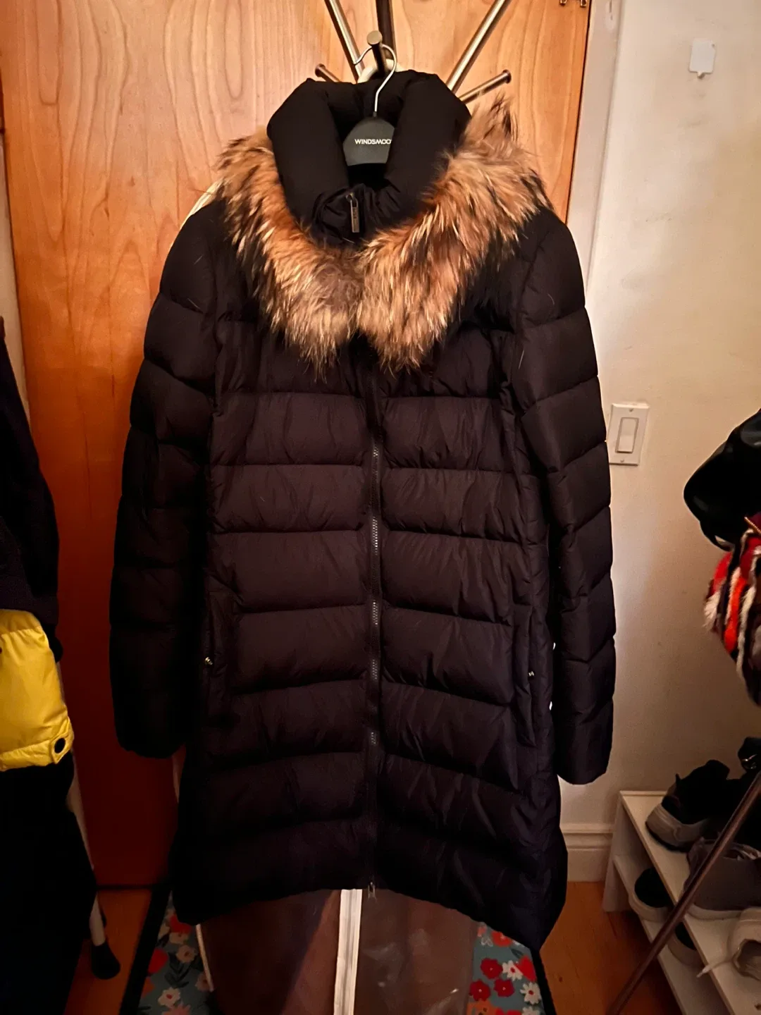 Black Down Puffer Coat thumbnail