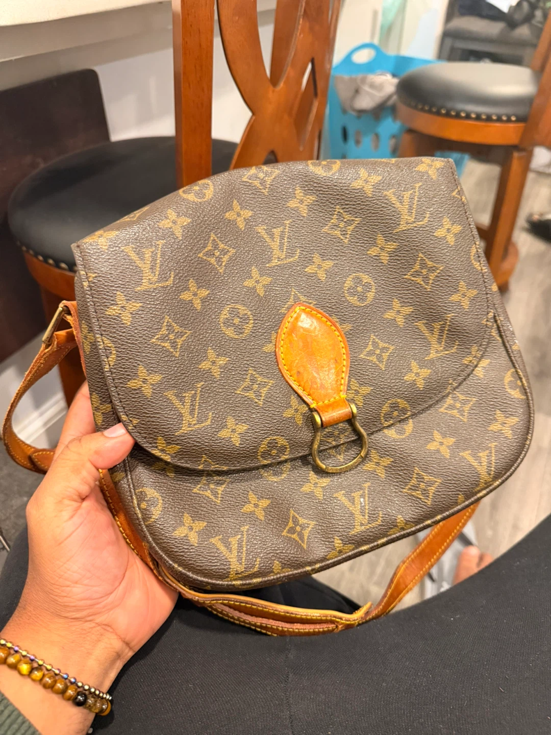 Louis Vuitton Monogram Leather Crossbody Bag - photo 4