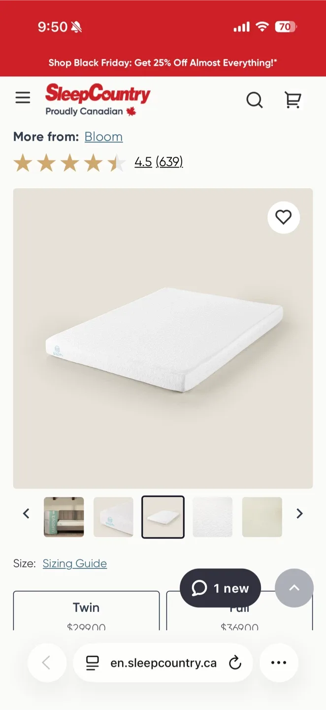 Bloom River Mattress KING image indicator(7)