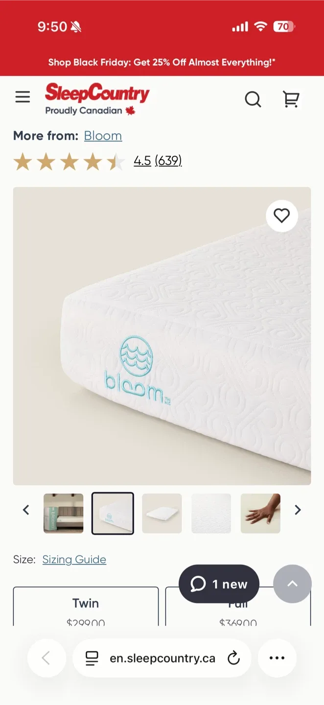 Bloom River Mattress KING image indicator(6)