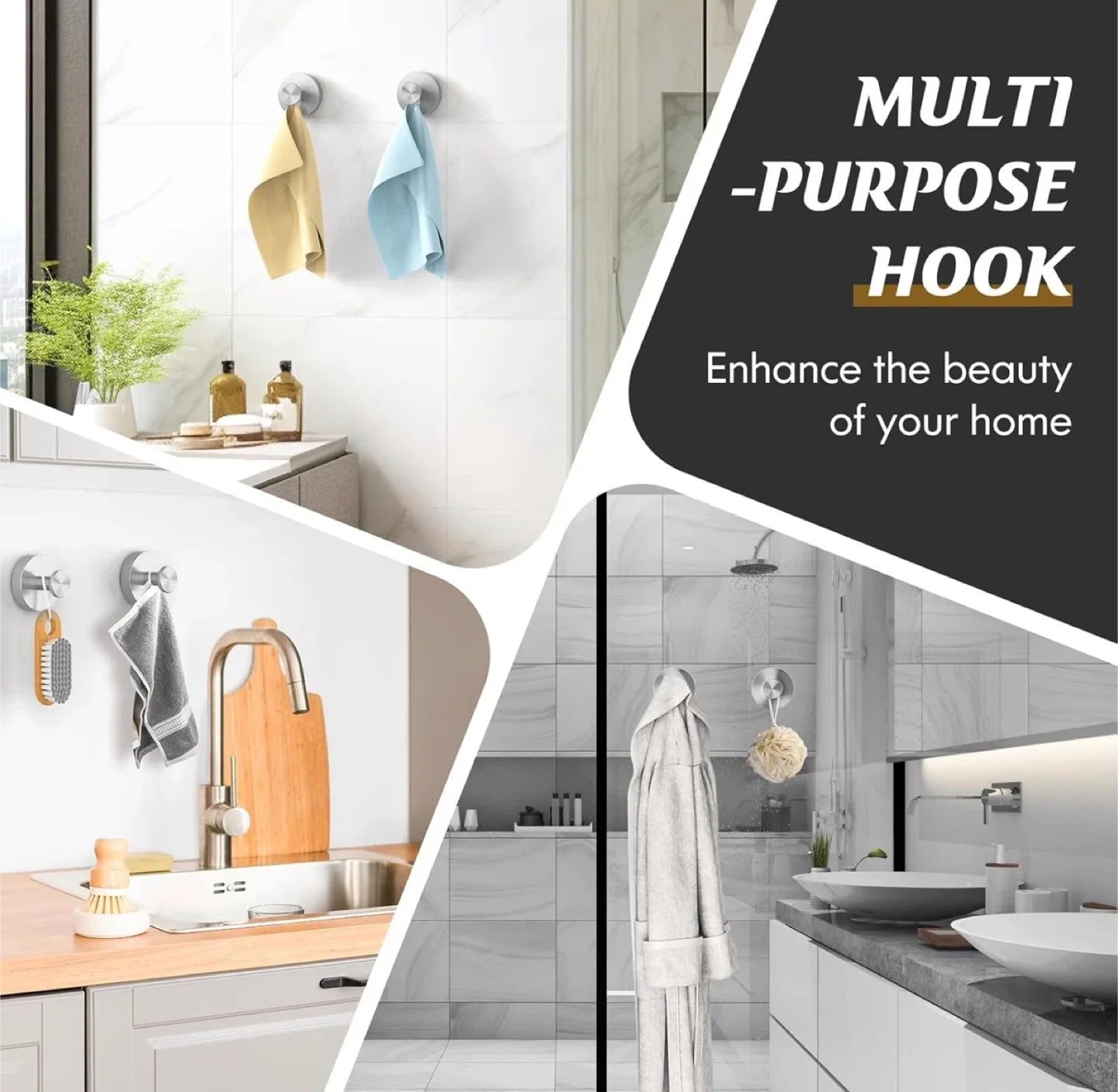 NEW Suction Cup Hooks - Heavy Duty, Twist Lock Design image indicator(3)