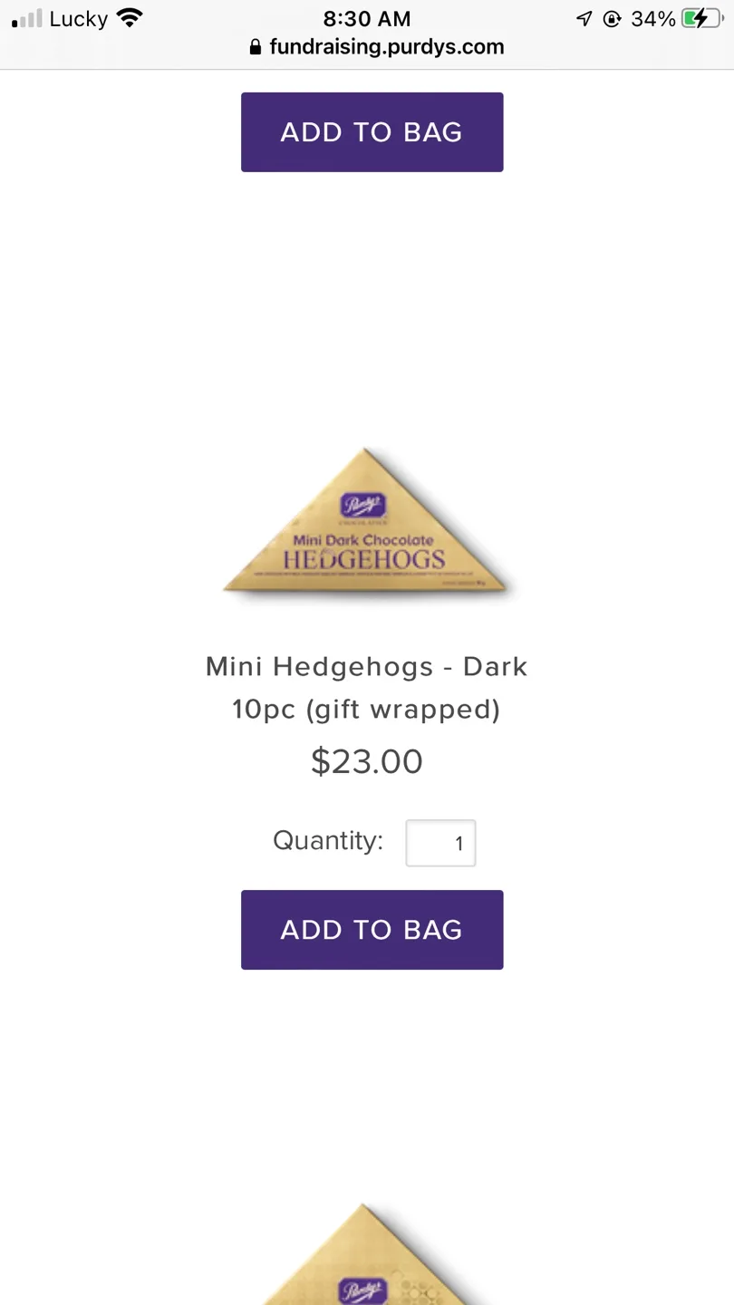 Purdys Chocolates Assorted Favourites 32pc image indicator(6)