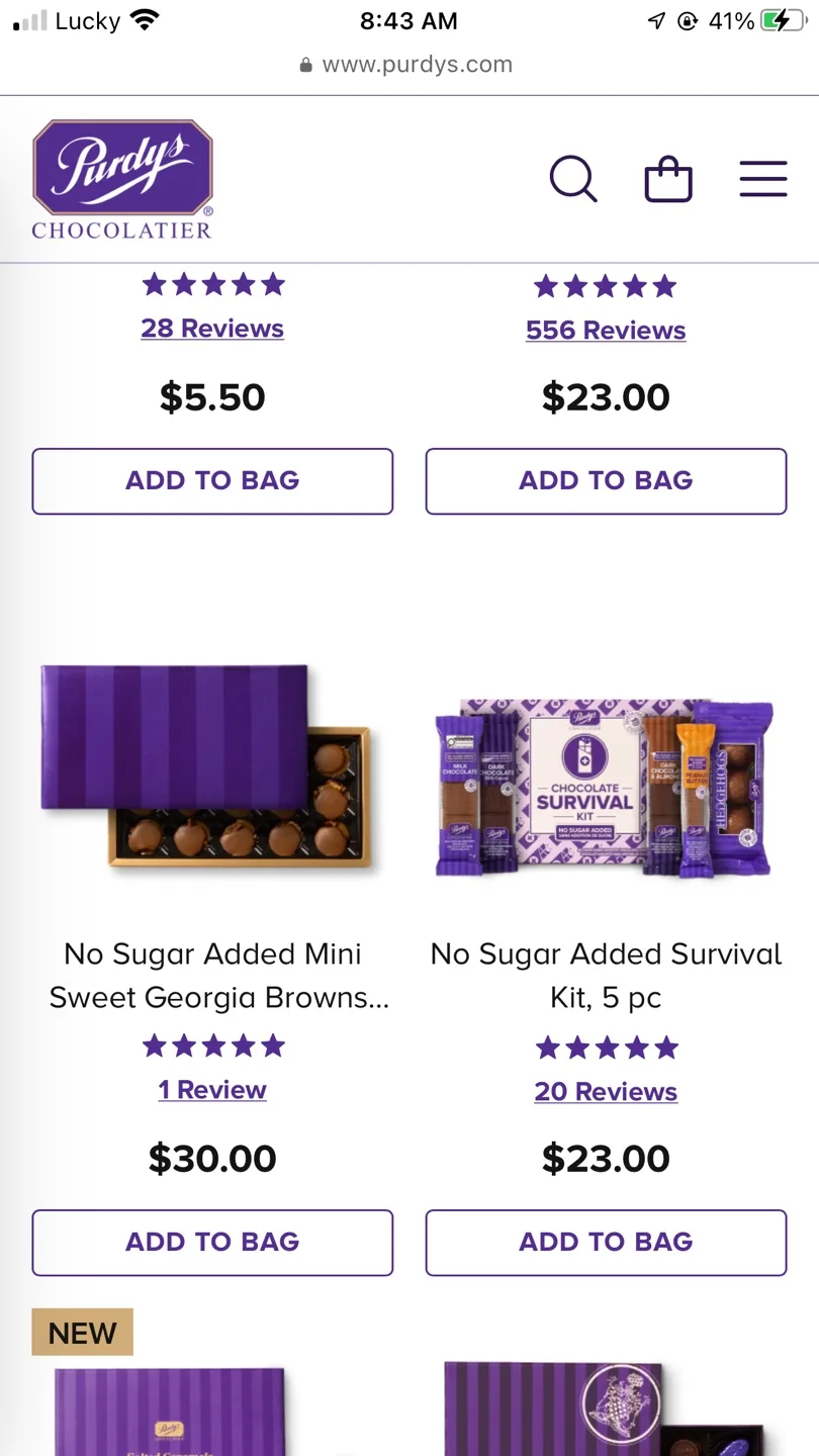 Purdys Chocolates Assorted Favourites 32pc image indicator(9)