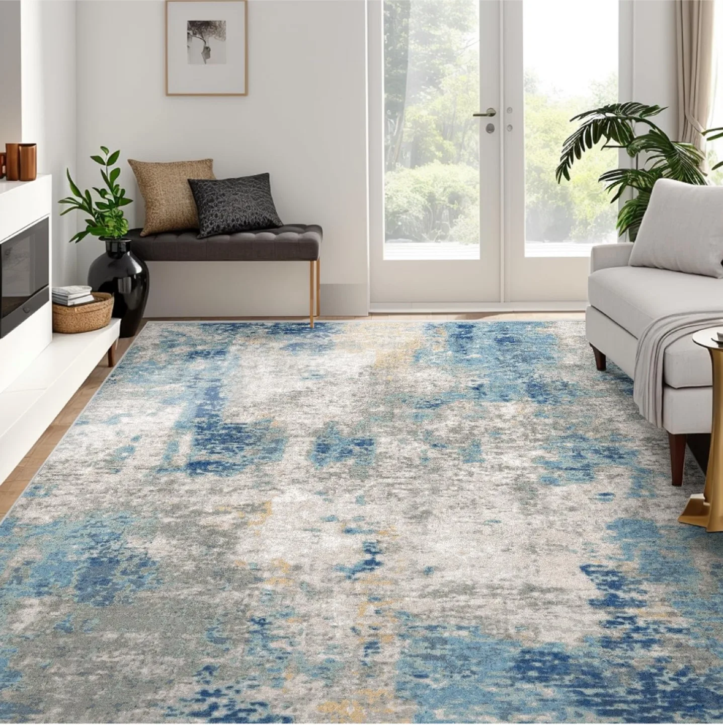 Brand New 8x10ft Modern Abstract Area Rug image indicator(6)