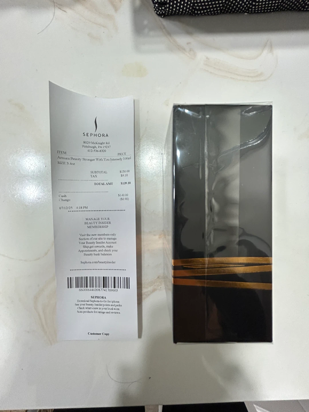 New Armani Beauty Stronger With You Intensely 100ml - photo 2