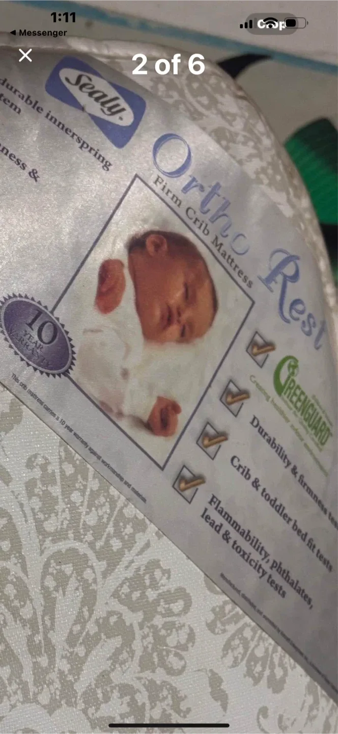 Sealy Baby Ortho Rest Crib Mattress image indicator(4)