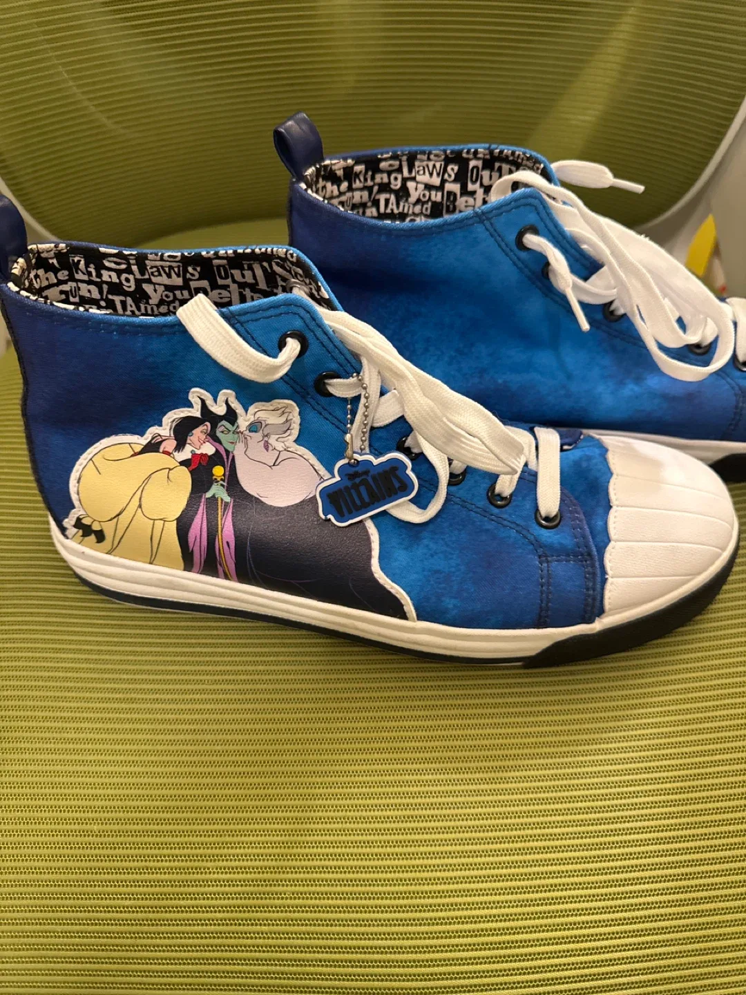 Disney Villains High Top Sneakers - Size 11