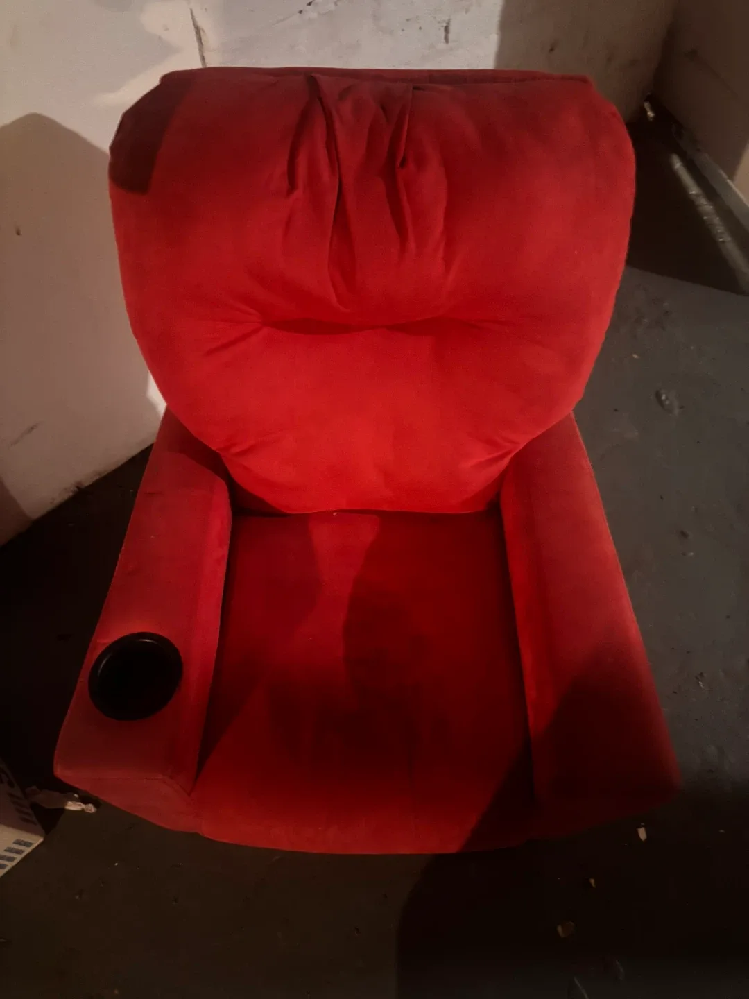 Flash Furniture Chandler Kids Recliner - Red Microfiber image indicator(5)