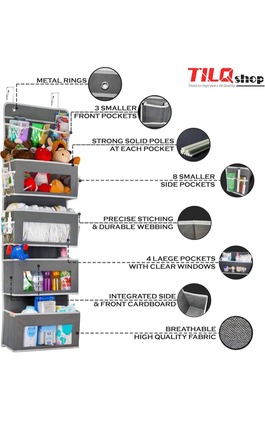 BRAND NEW Baby Over Door Hanging Organizer image indicator(4)