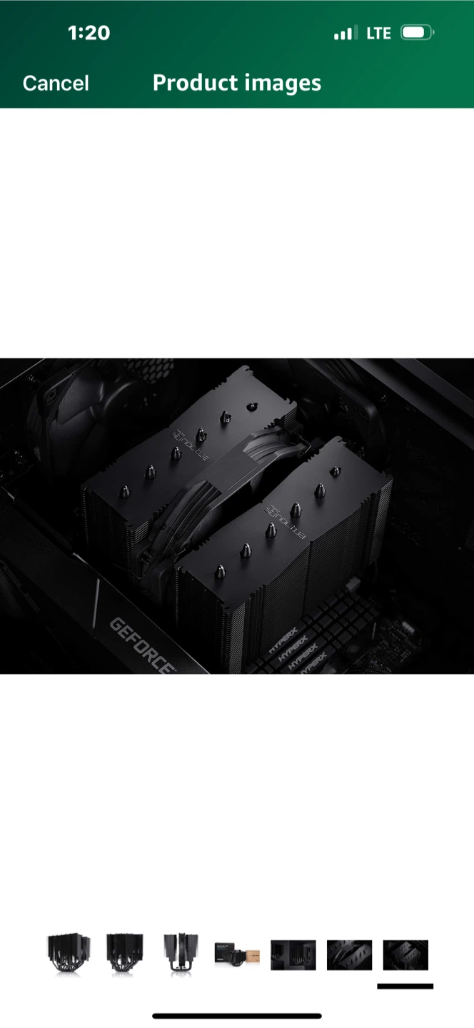 Noctua NH-D15S chromax.Black CPU Cooler - photo 5