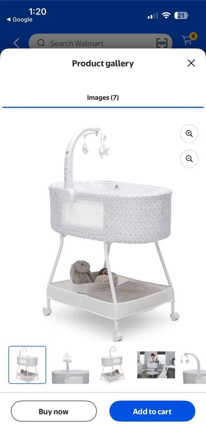 Delta Children Sweet Beginnings Bassinet image indicator(4)