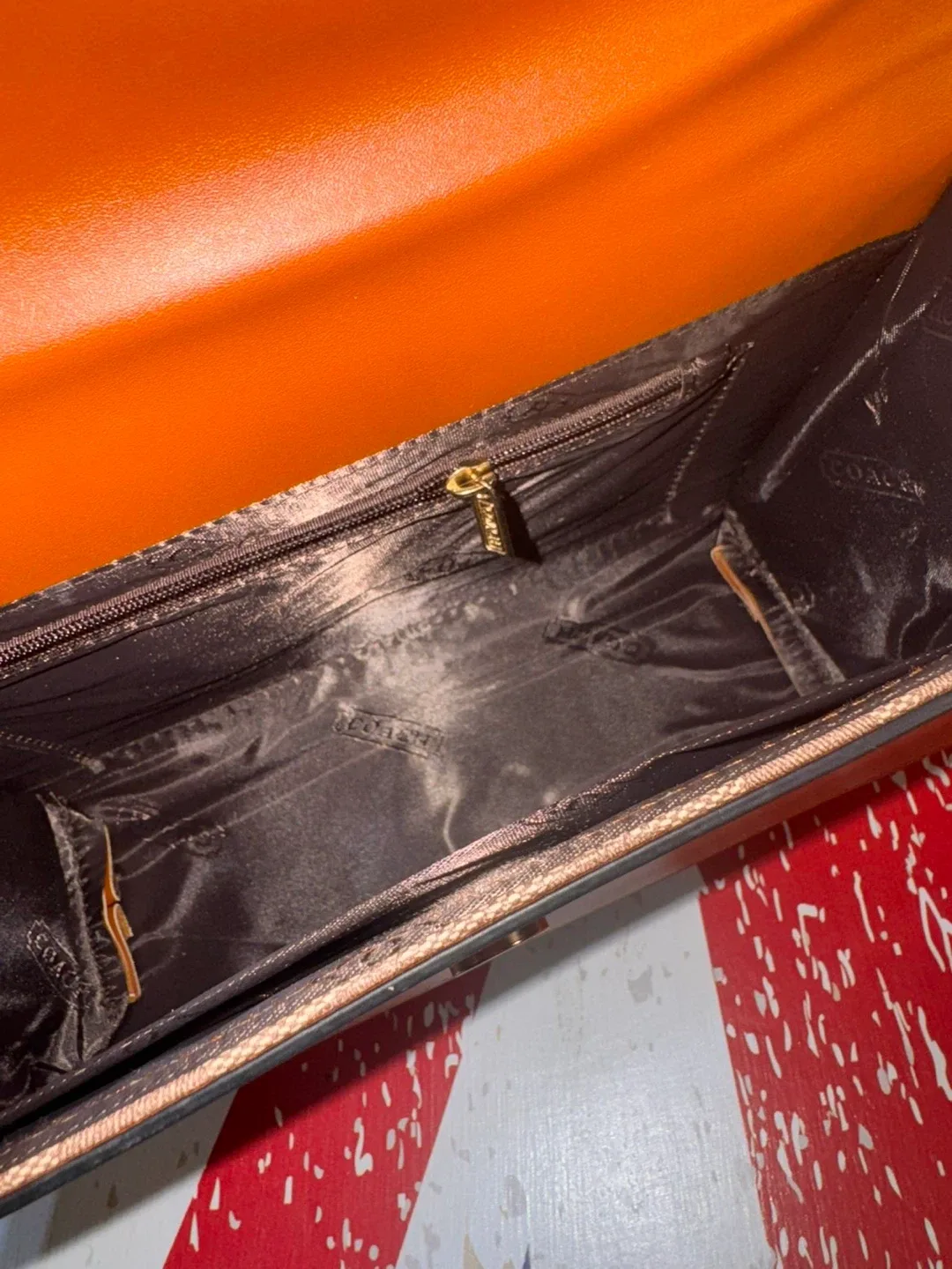 Sacoche Coach brun et noir image indicator(3)