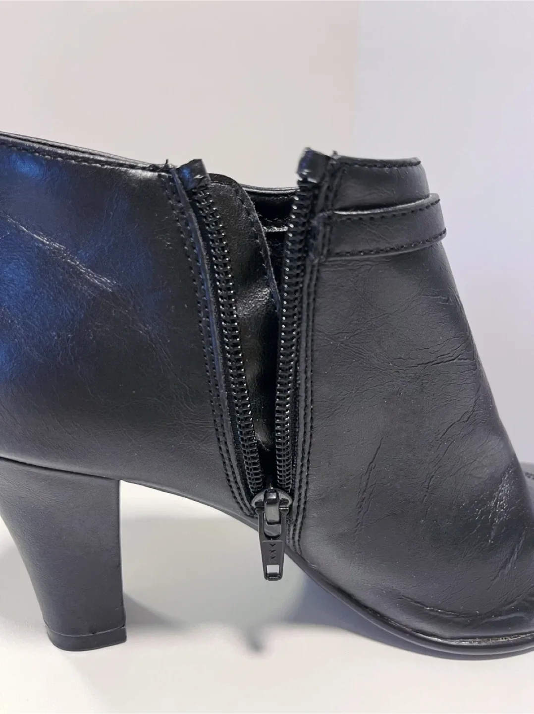 Women’s Black Ankle Boots-Size 6.5 image indicator(3)