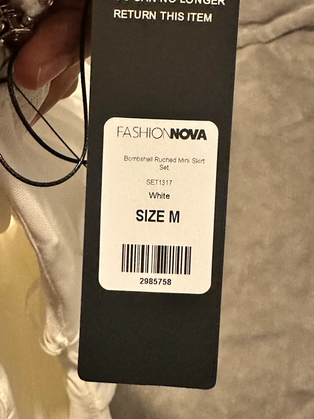 Bombshell Ruched Mini Skirt Set image indicator(9)