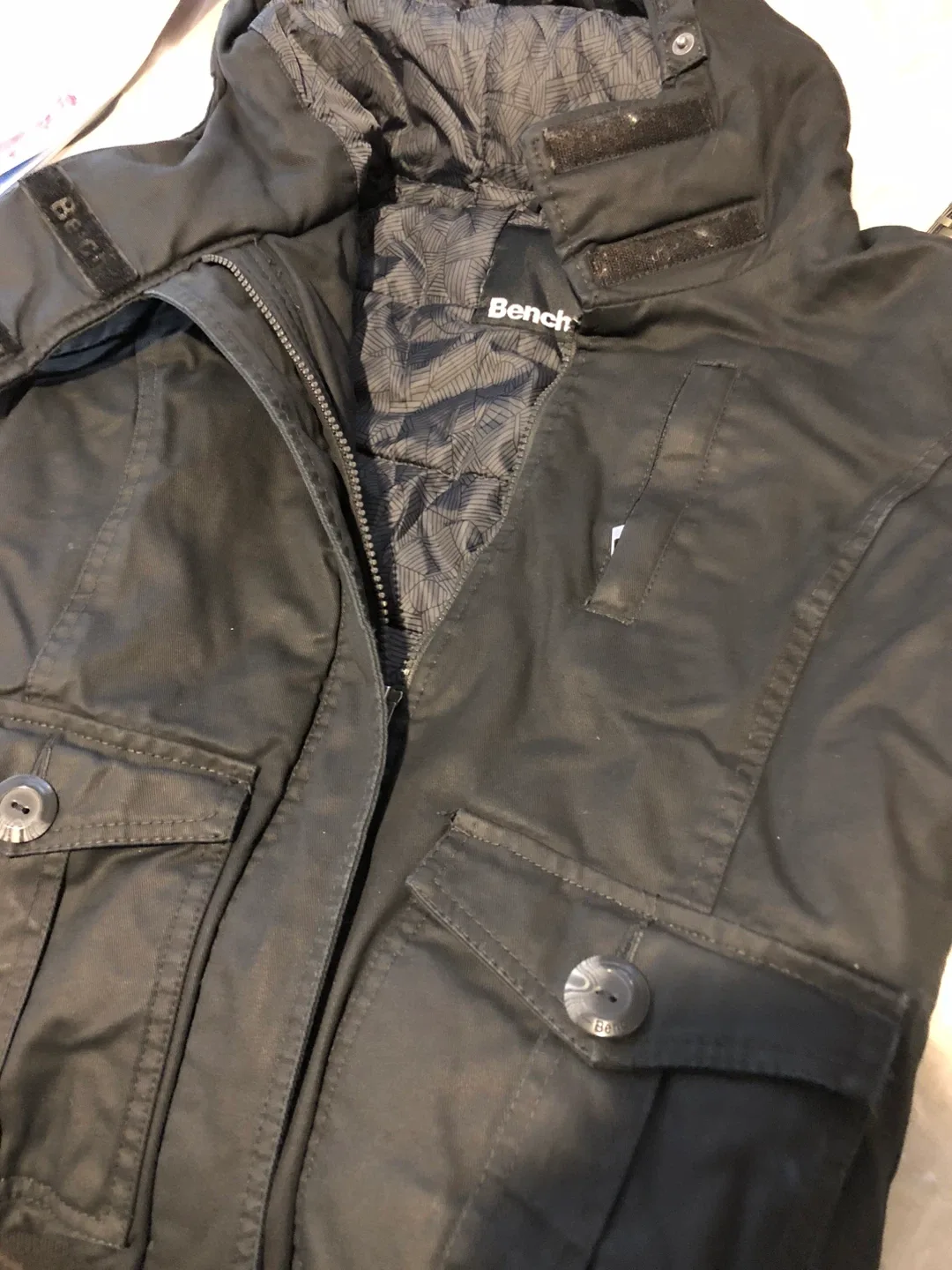 Bench. Women Black Winter Jacket - Size S image indicator(5)