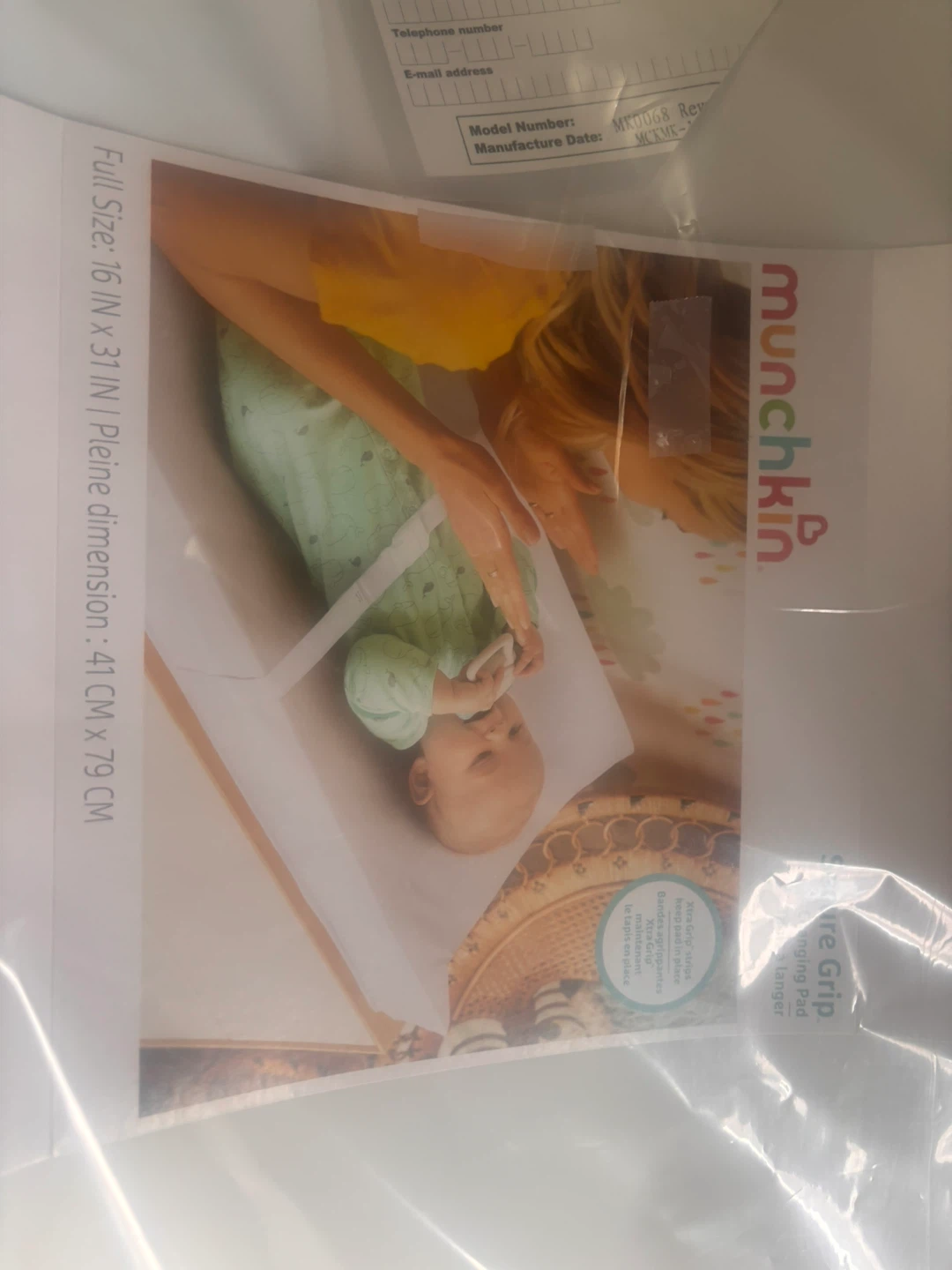 Munchkin Secure Grip Changing Pad - New