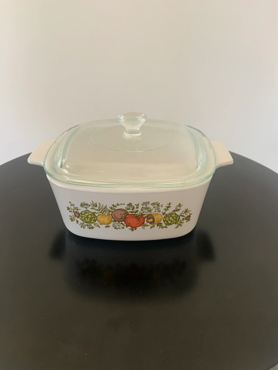 Vintage Corelle Casserole Dish with Lid