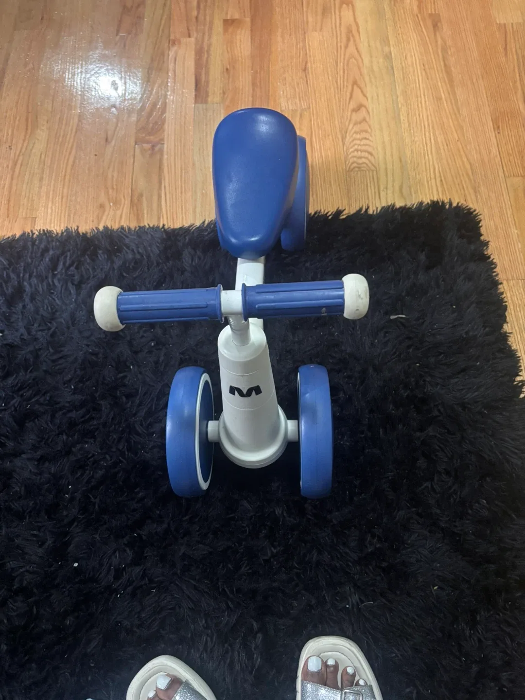 MHCYLOON Kids Balance Bike - Blue/White image indicator(5)
