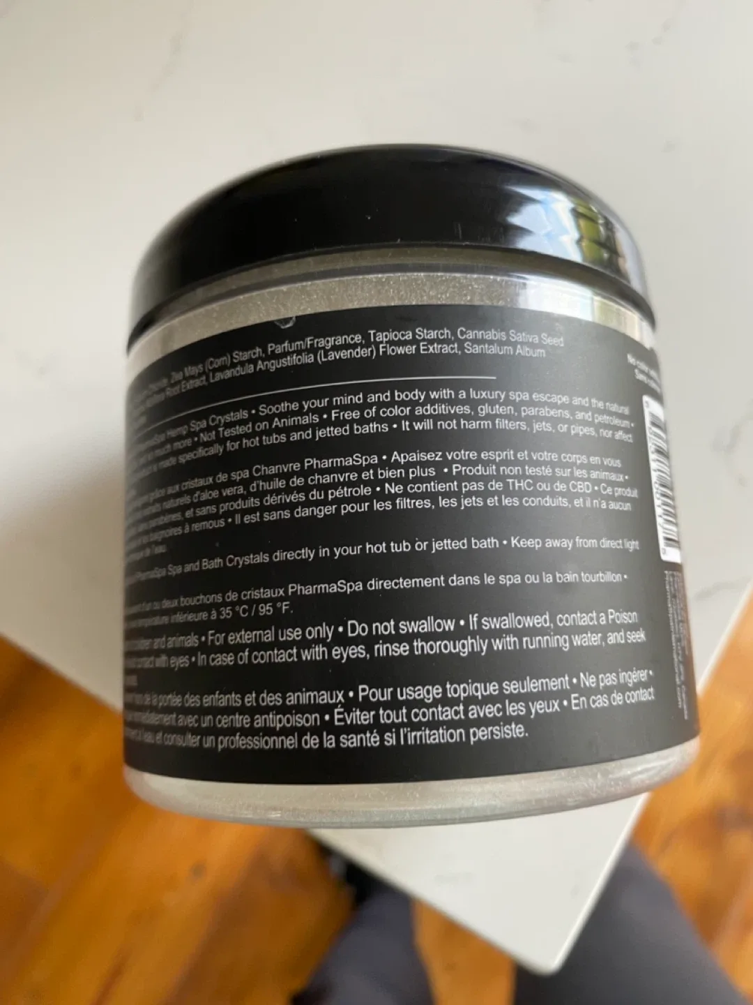 PharmaSpa Hemp Peony-Lavender Spa & Bath Crystals image indicator(2)