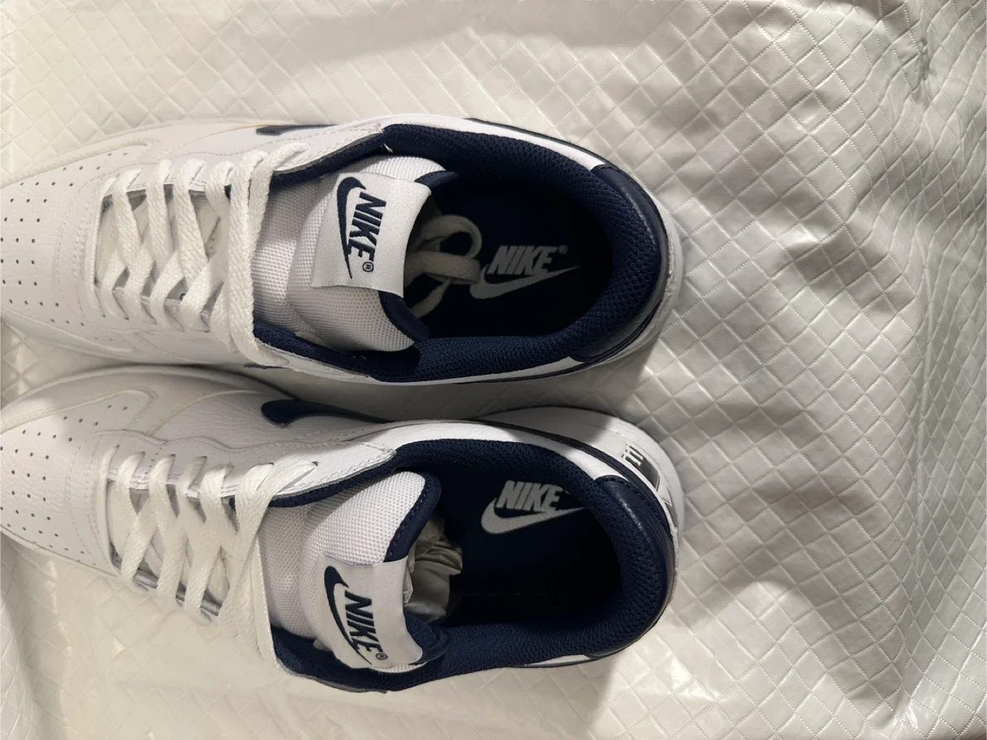Nike Court Vision Low White & Navy size 12 image indicator(9)