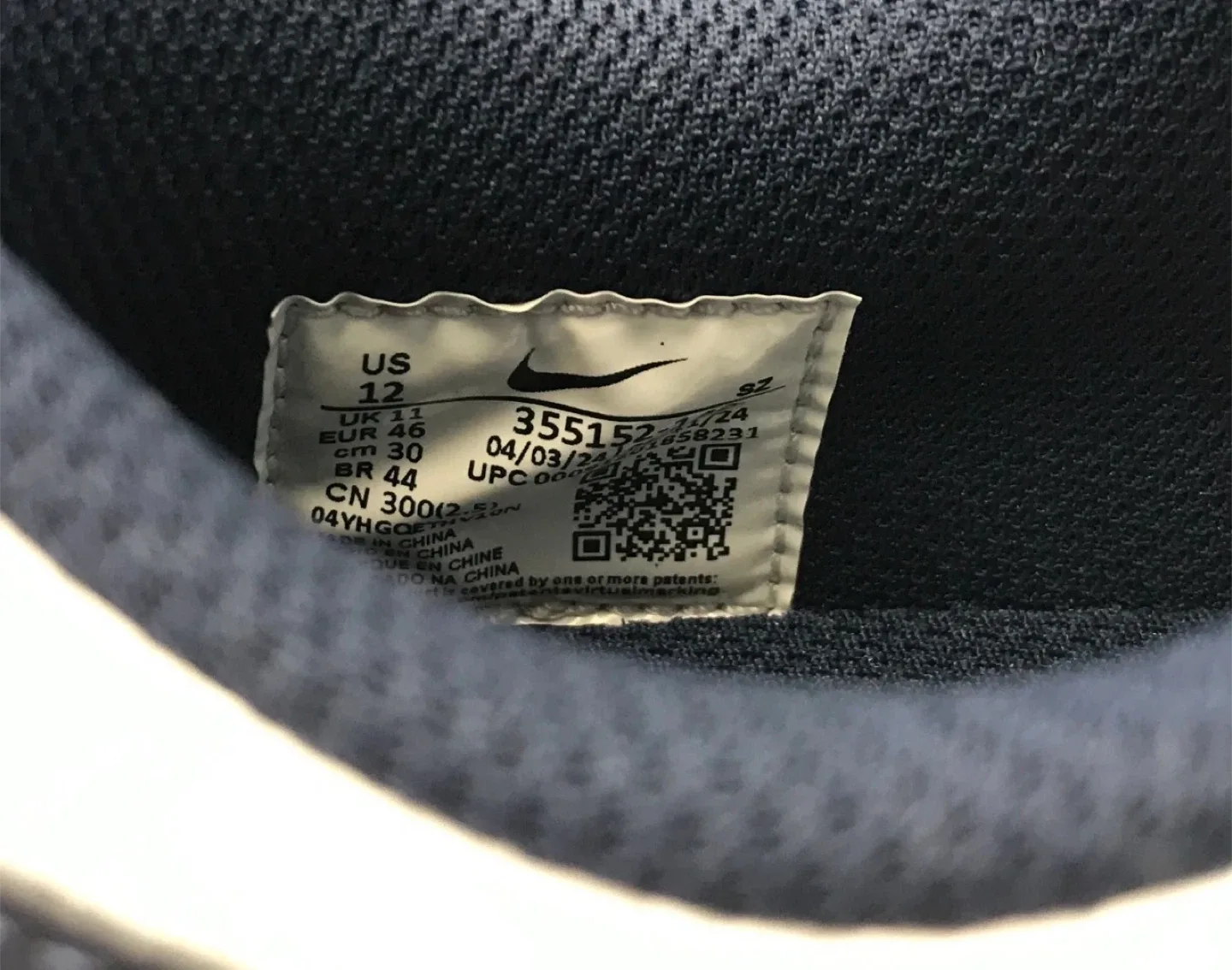 Nike Court Vision Low White & Navy size 12 image indicator(10)