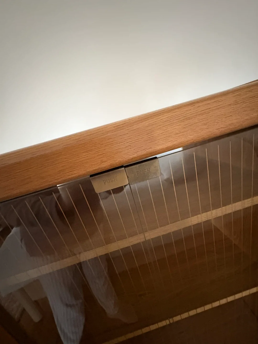 Wooden Display Cabinet with Glass Door image indicator(2)