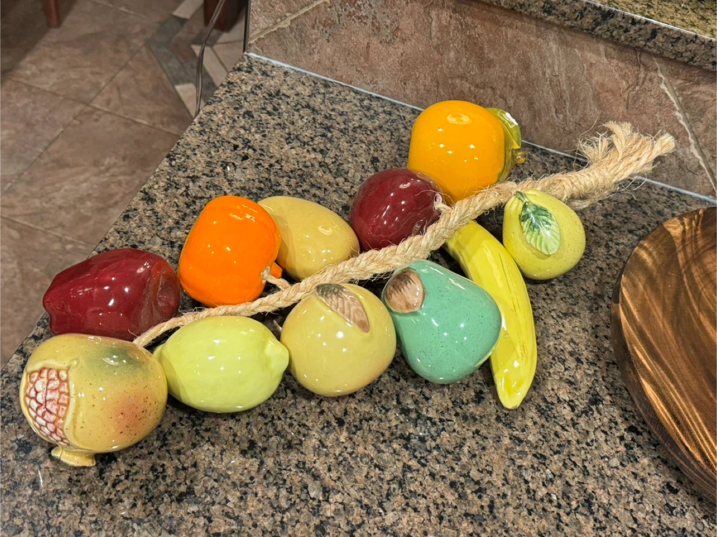 Ceramic Fruit Wall Decor