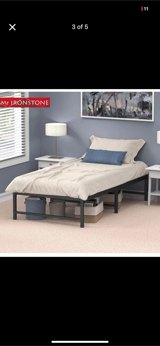 Mr. Ironstone Bed Frame - Heavy Duty Steel - photo 3