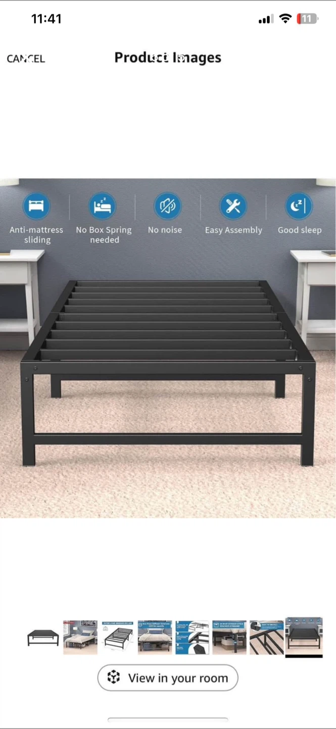 Mr. Ironstone Bed Frame - Heavy Duty Steel