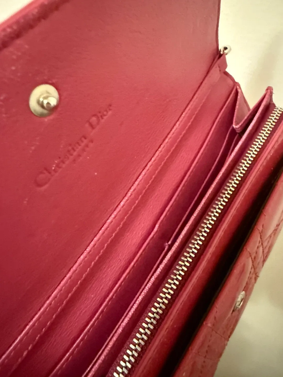 Christian Dior pink Wallet on Chain image indicator(6)
