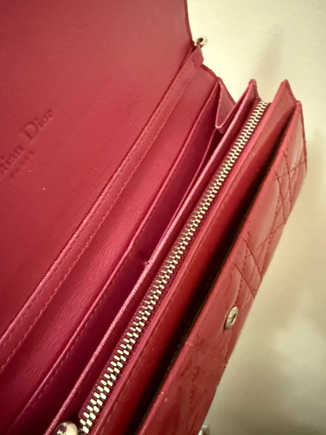 Christian Dior pink Wallet on Chain image indicator(5)