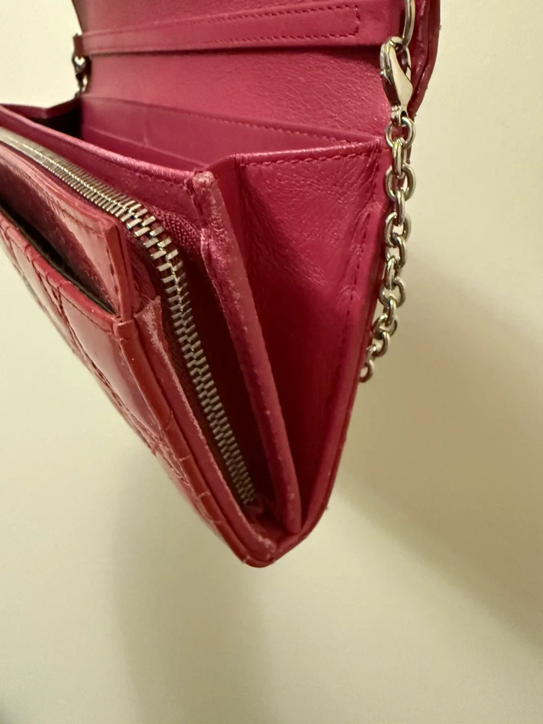 Christian Dior pink Wallet on Chain image indicator(9)