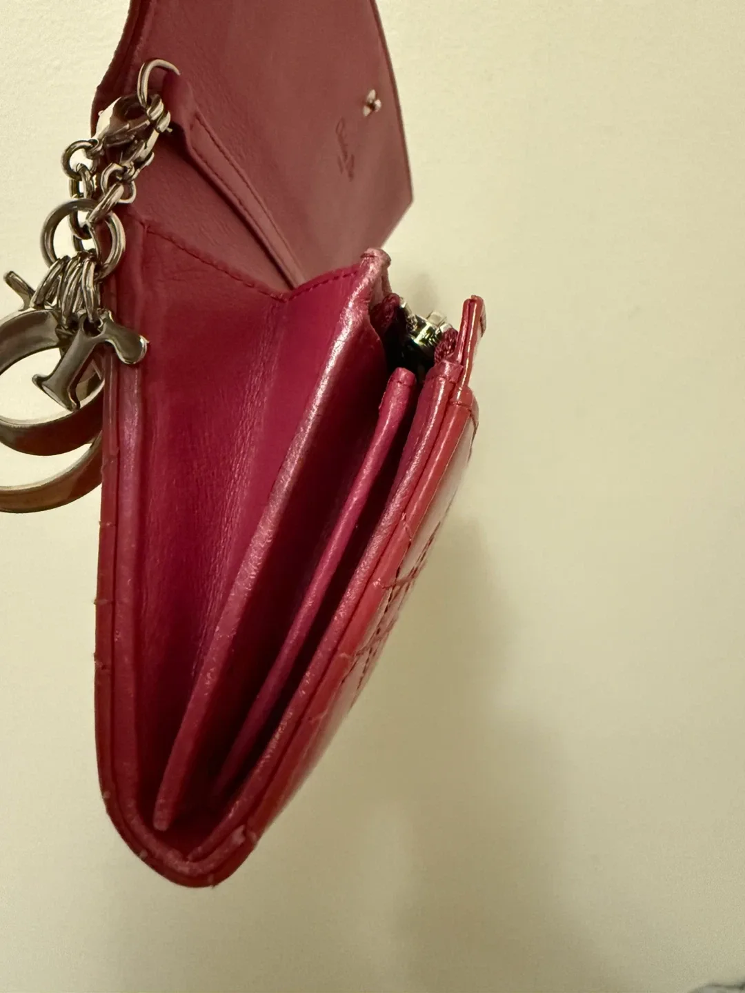 Christian Dior pink Wallet on Chain image indicator(8)