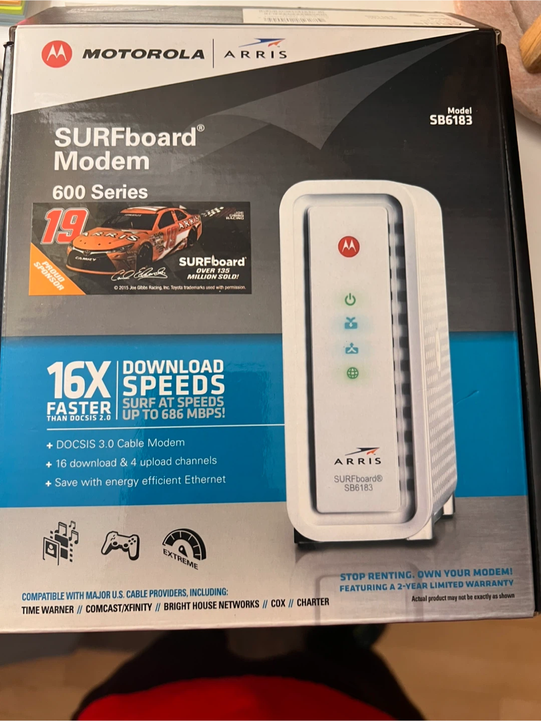 Motorola ARRIS SURFboard SB6183 Modem