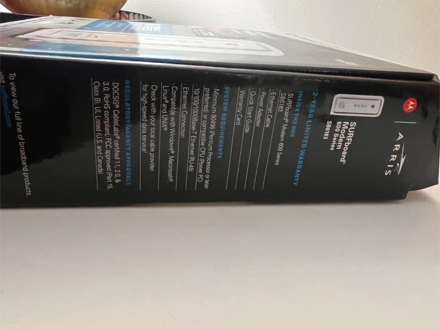 Motorola ARRIS SURFboard SB6183 Modem image indicator(8)