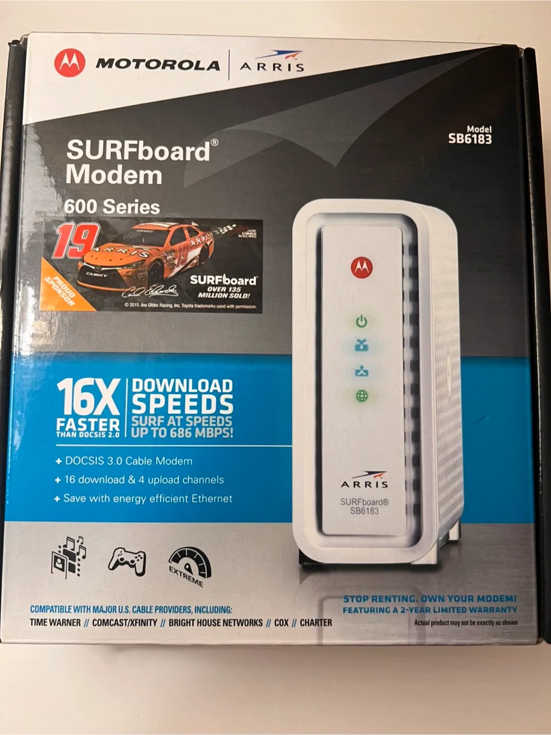 Motorola ARRIS SURFboard SB6183 Modem image indicator(4)