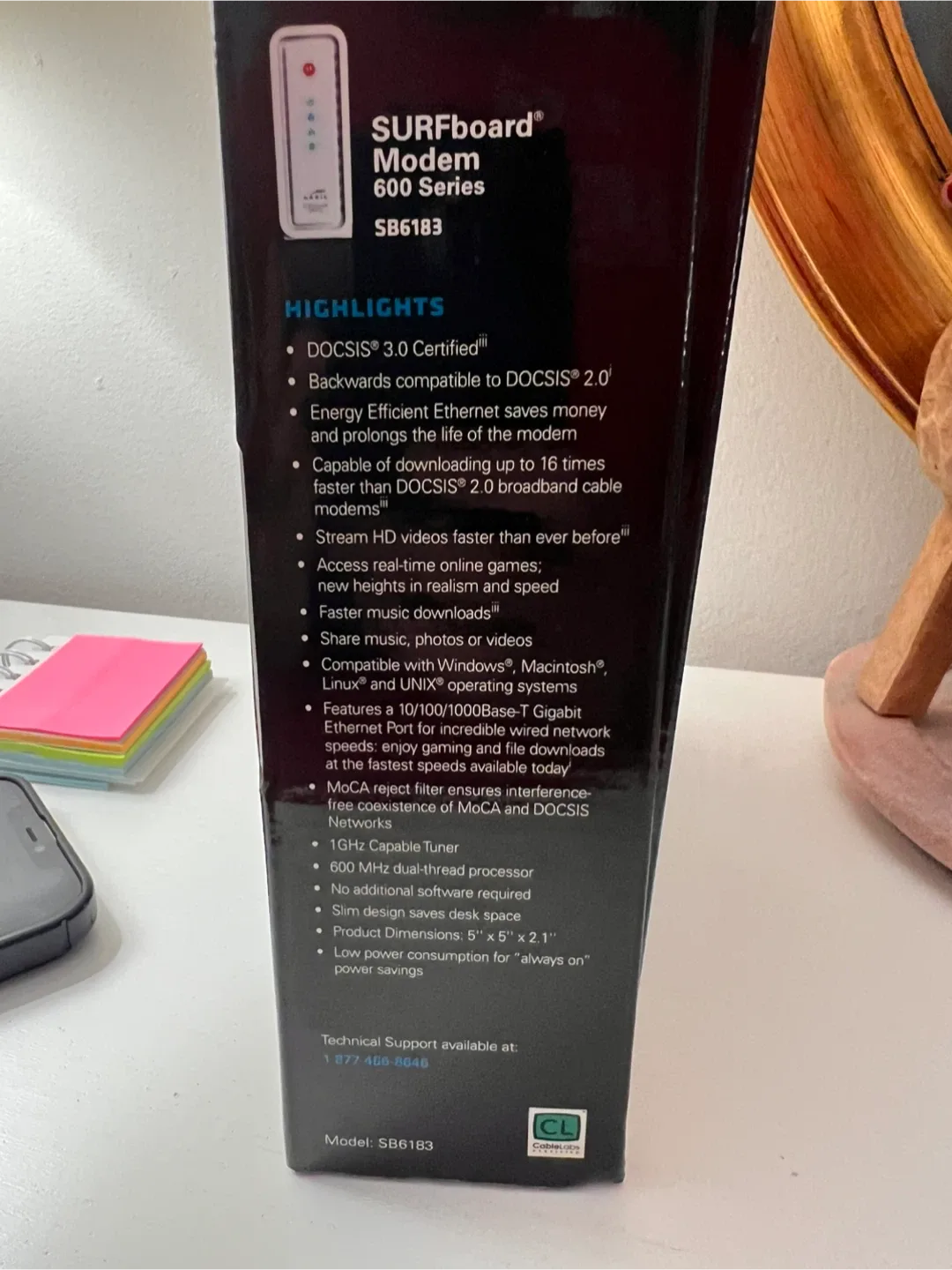 Motorola ARRIS SURFboard SB6183 Modem image indicator(3)