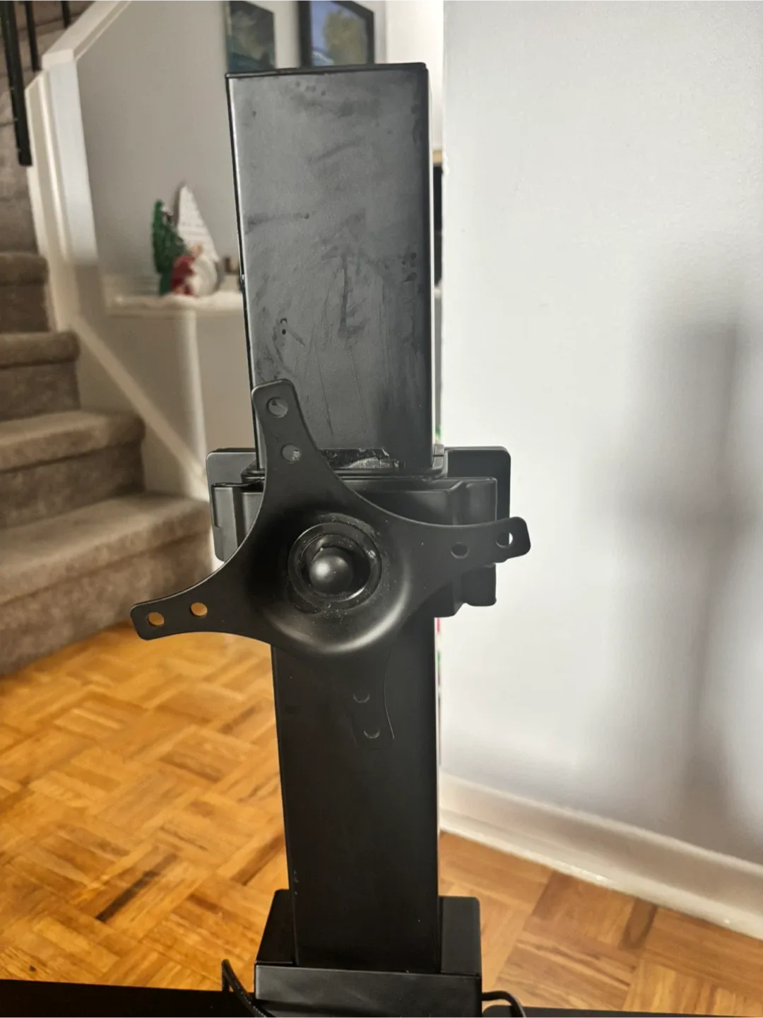 Black Adjustable Height Standing Desk image indicator(2)