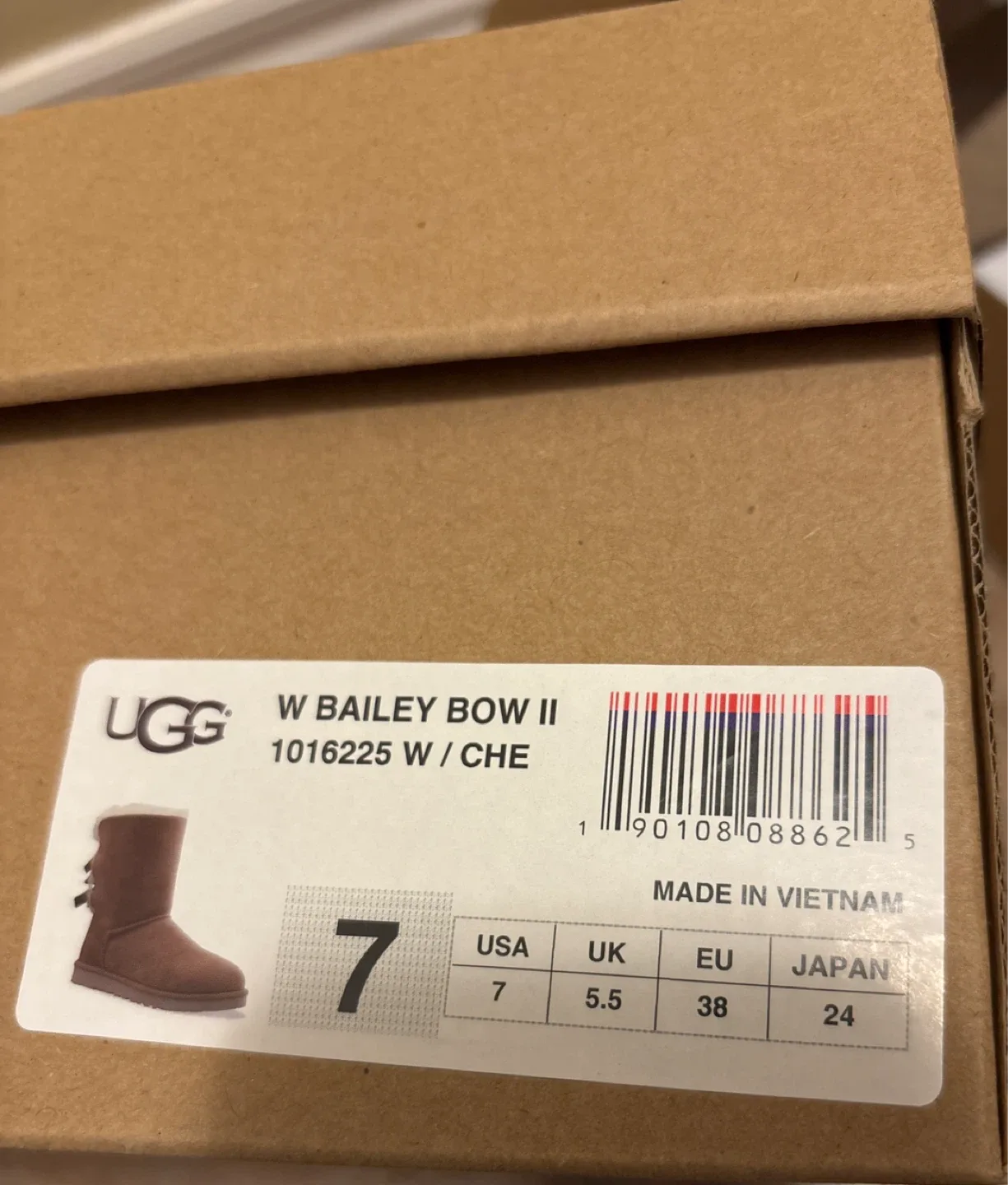 UGG Brown Boots with Bow Detail image indicator(6)