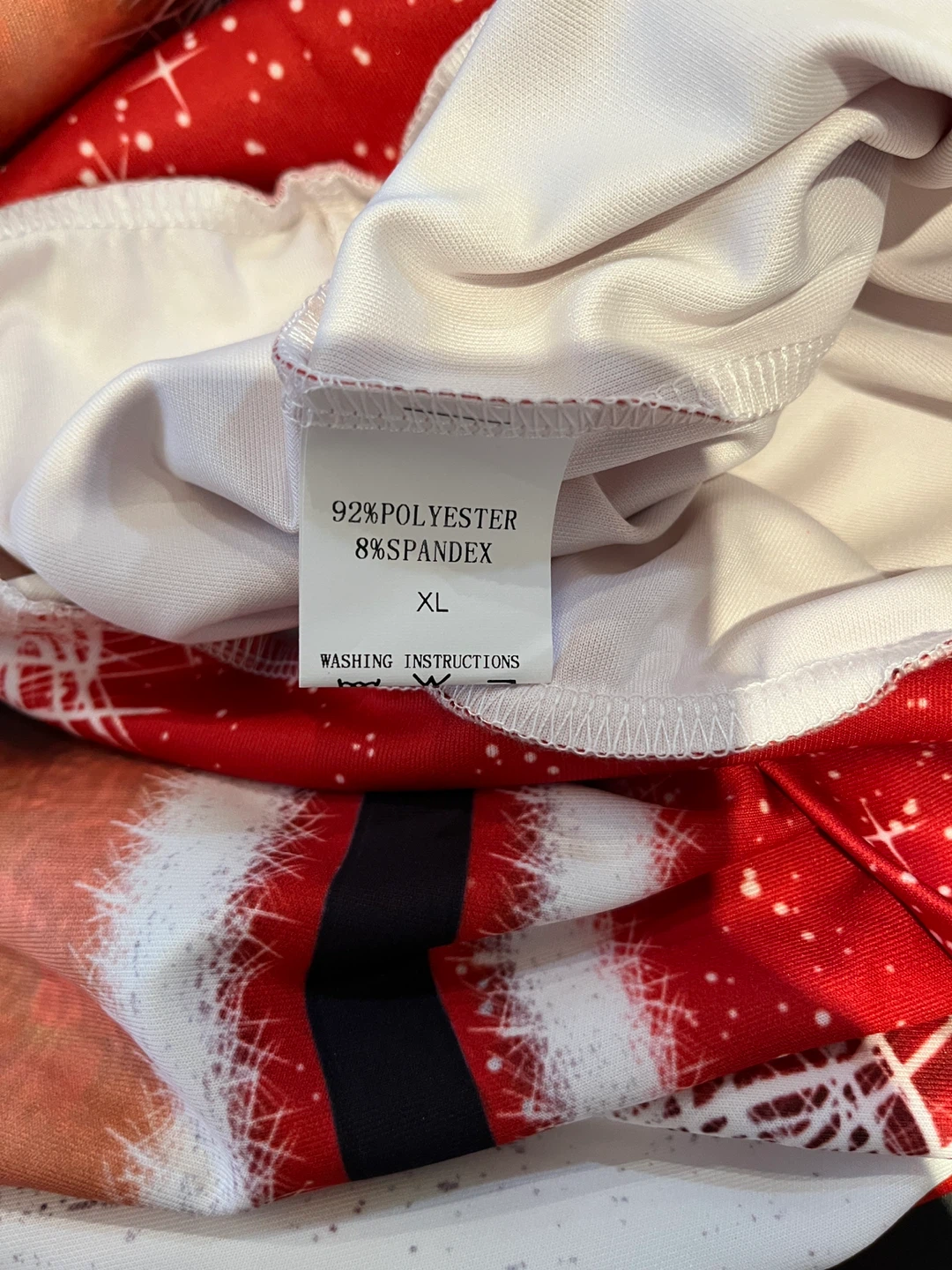 NWT Ugly Christmas Sweater: Red Santa Costume Sweater - Size XL - photo 3
