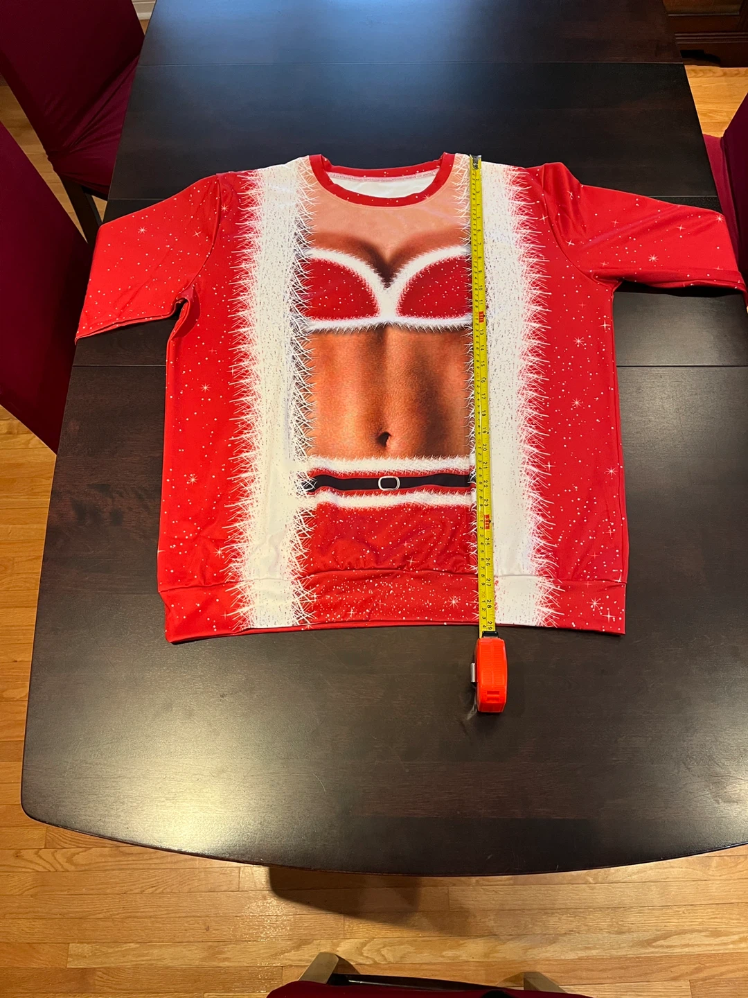 NWT Ugly Christmas Sweater: Red Santa Costume Sweater - Size XL - photo 4