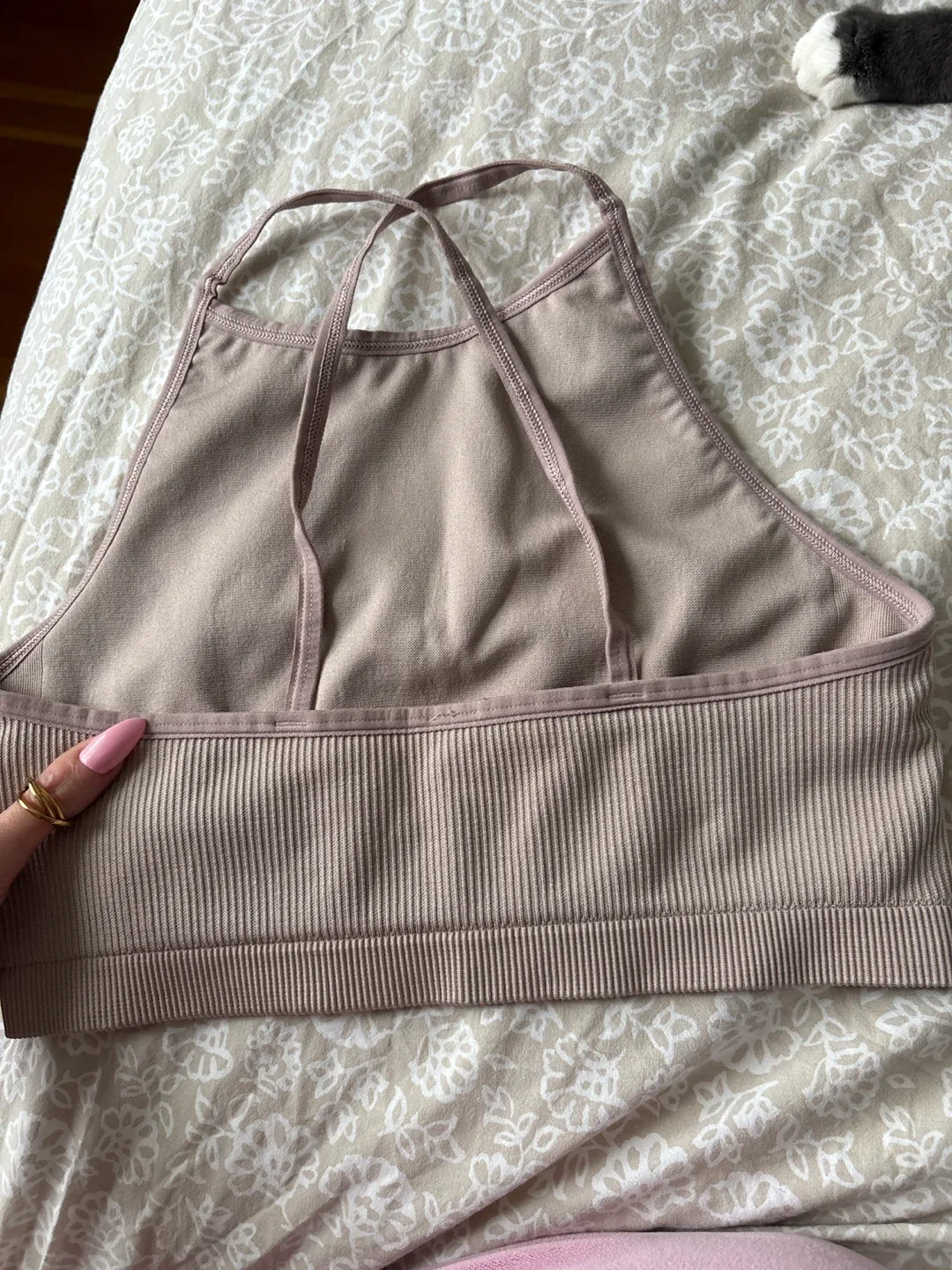 Nike Ribbed Bra Top - Size Small/Medium image indicator(2)