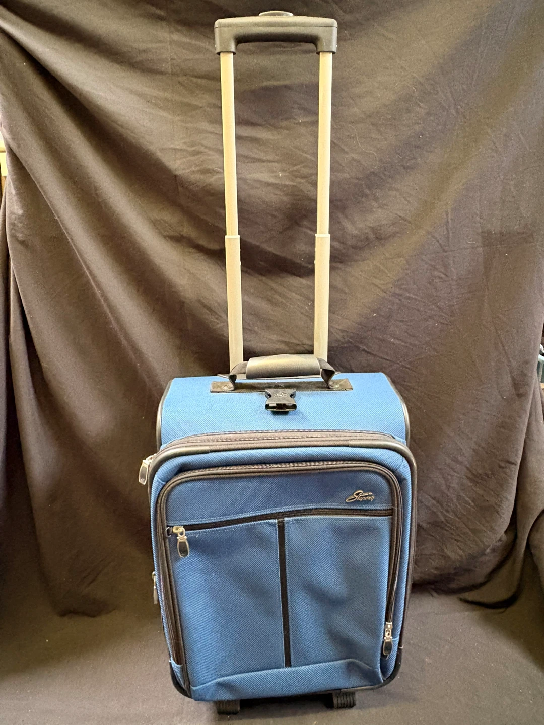 Skyway Rolling Carry-On Luggage - Blue - photo 2