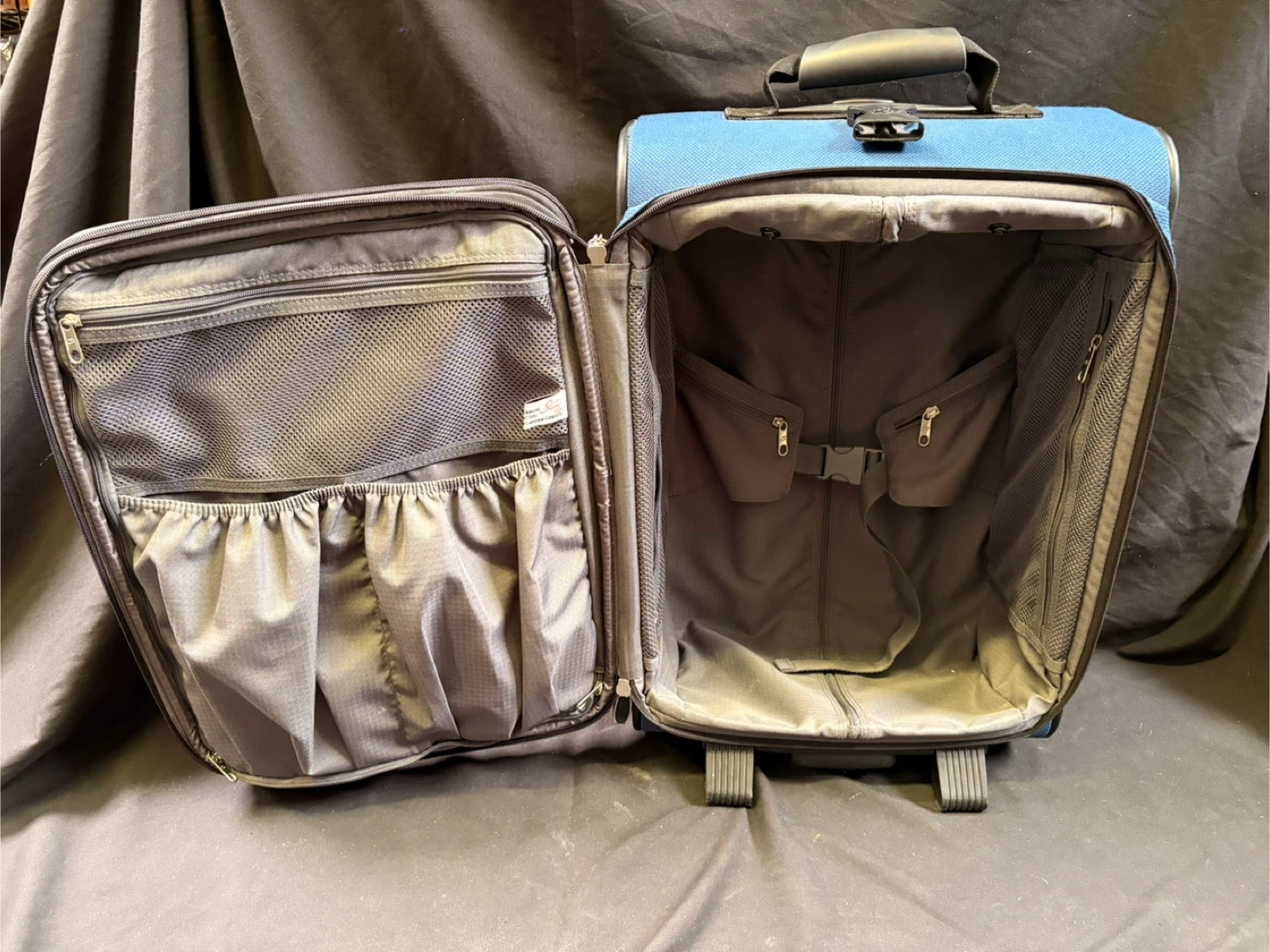 Skyway Rolling Carry-On Luggage - Blue - photo 5