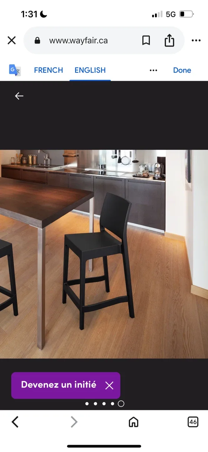 New Adrienne bar stool (Set of 2) $79 Each image indicator(7)