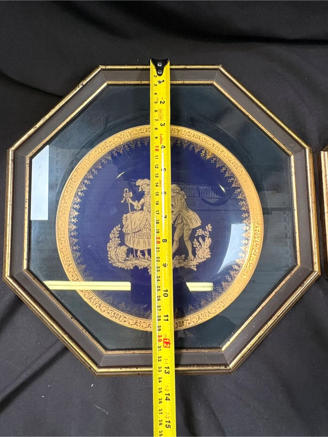 Vintage Framed Decorative Plates - Pair image indicator(4)