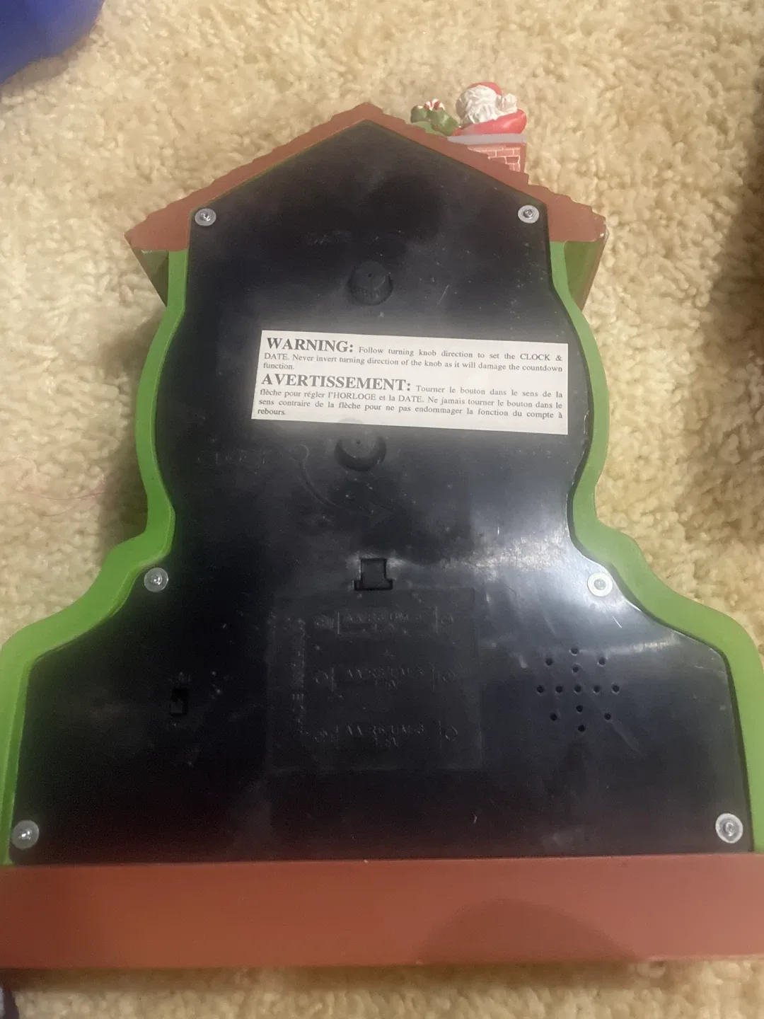 Avon Collectable Christmas Countdown Clock image indicator(2)