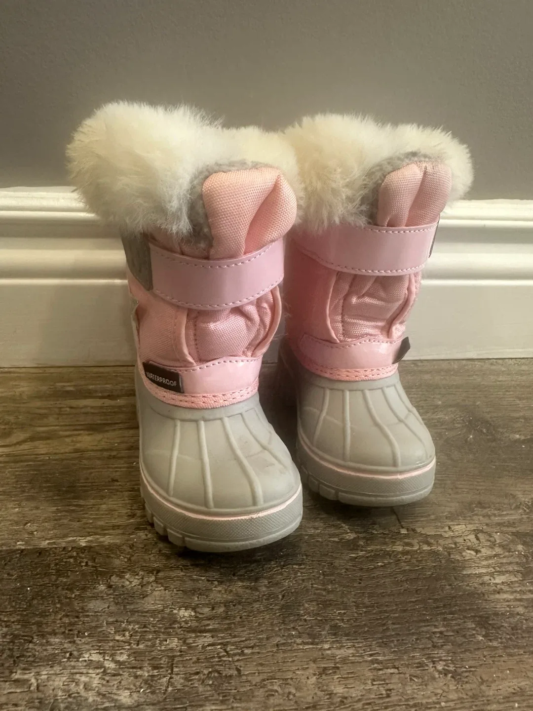Hot Paws Kids Pink Waterproof Winter Boots - Size 6