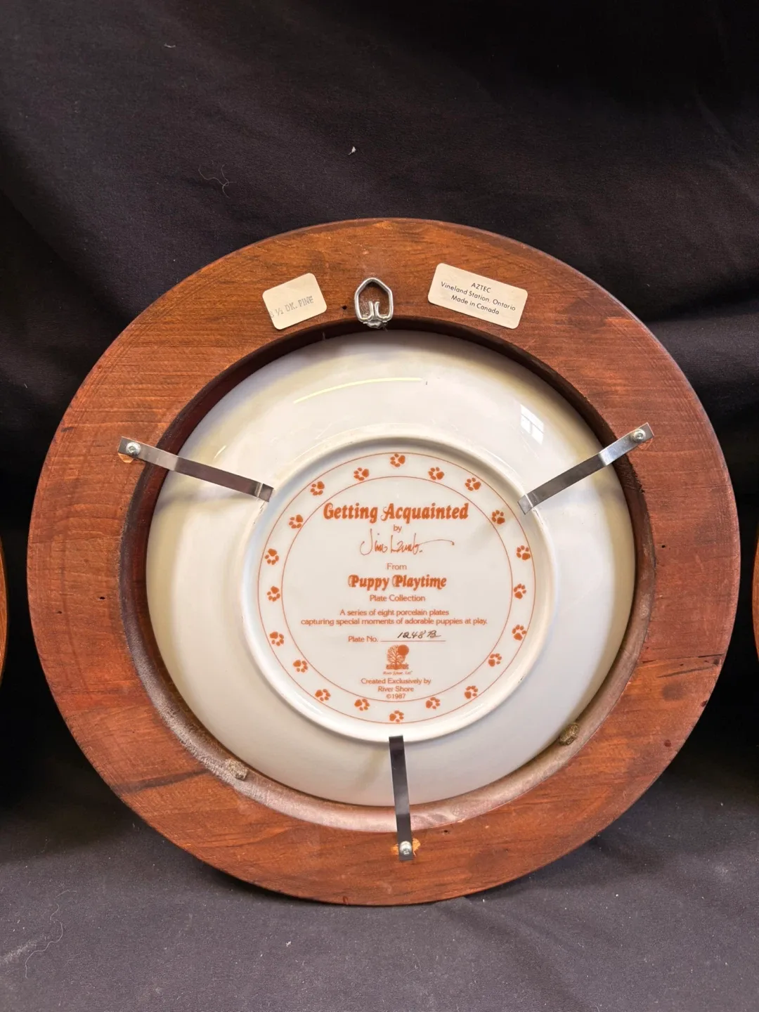 Armstrong's 'Puppy Pals' Collector Plates (Set of 3) image indicator(6)