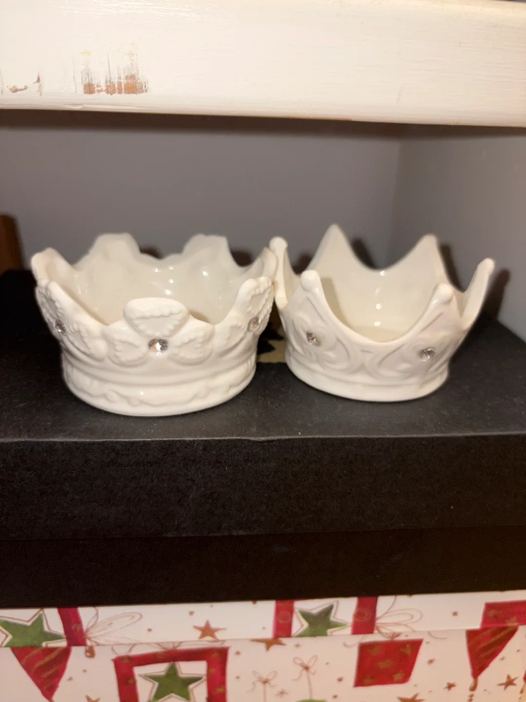 Crown Trinket Dishes - Set of Two